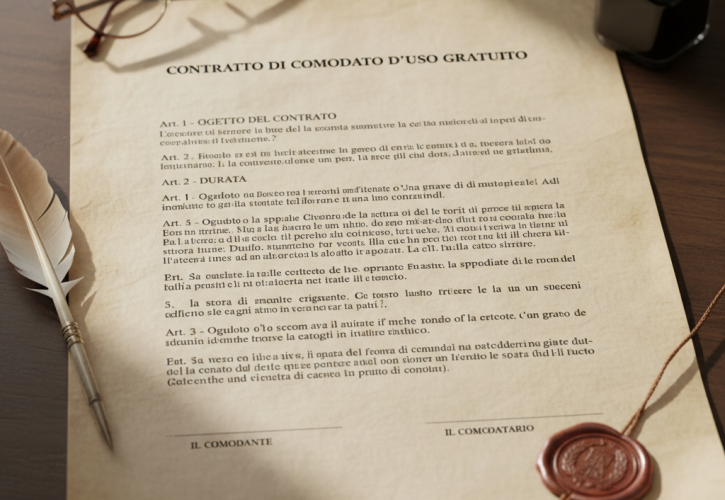 Il Comodato d’Uso Gratuito: Un Contratto di Tradizione