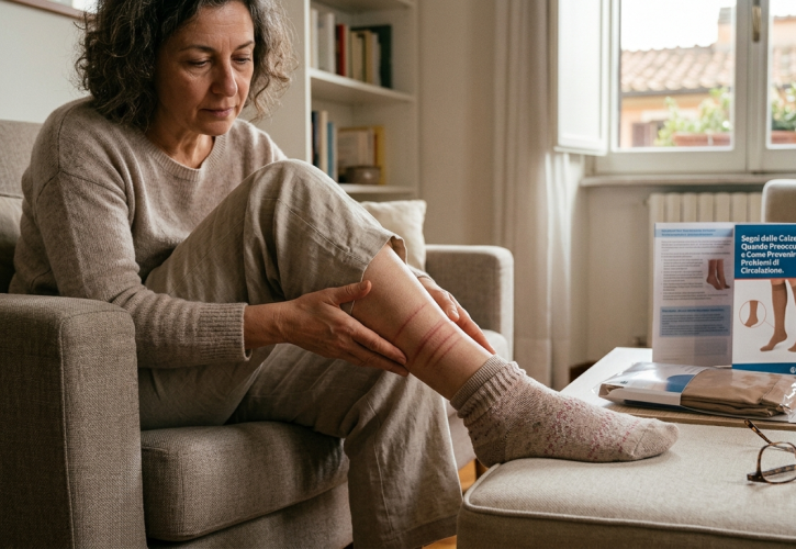Segni delle Calze: Quando Preoccuparsi e Come Prevenire Problemi di Circolazione